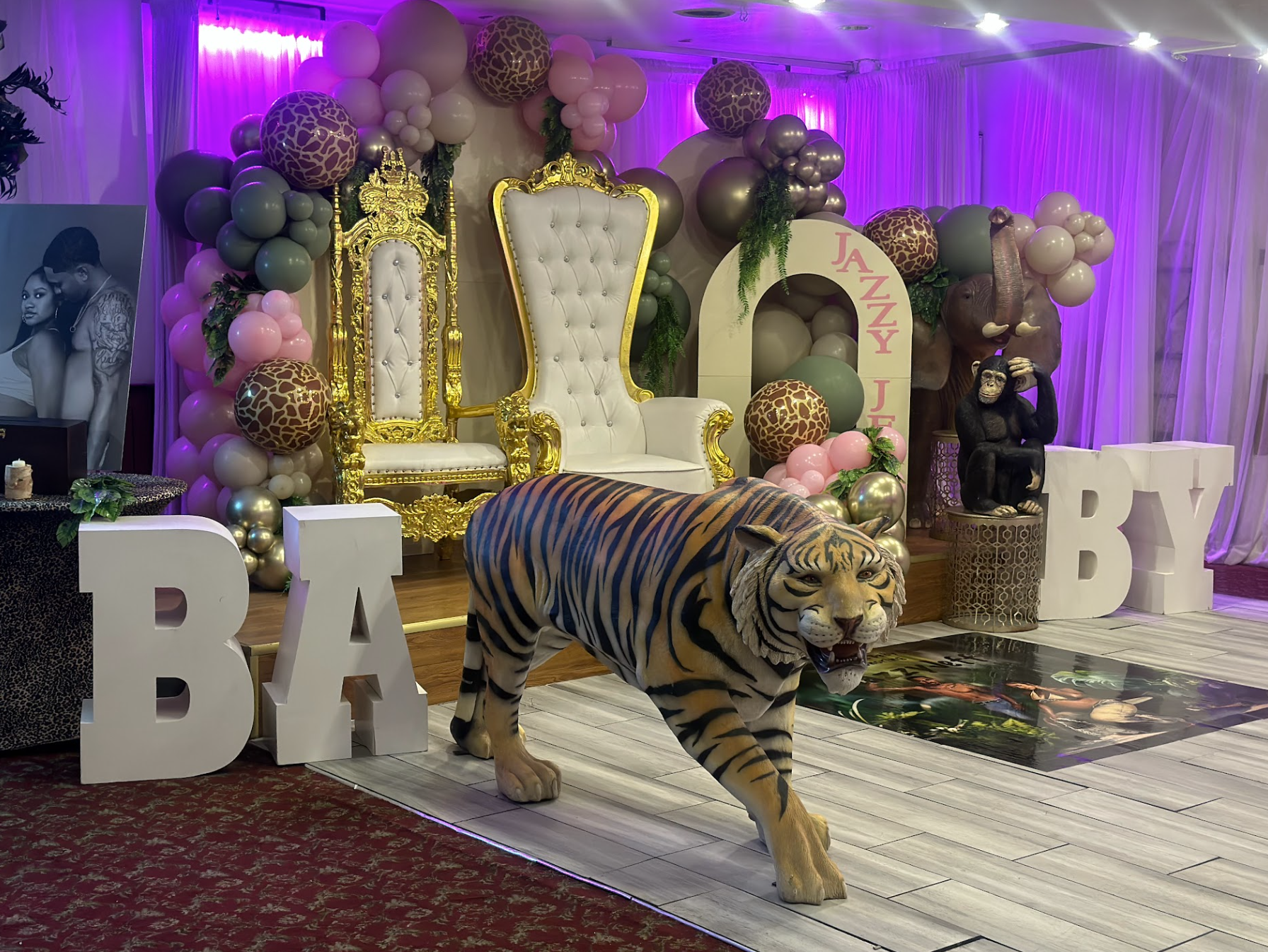 Jazzy Jeff Baby Shower — Wooden 8' Entrance